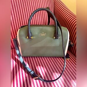 Kate Spade leather crossbody satchel. Like new!